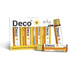 DECO Vitamin D3 Oral Shots 4 VAILS