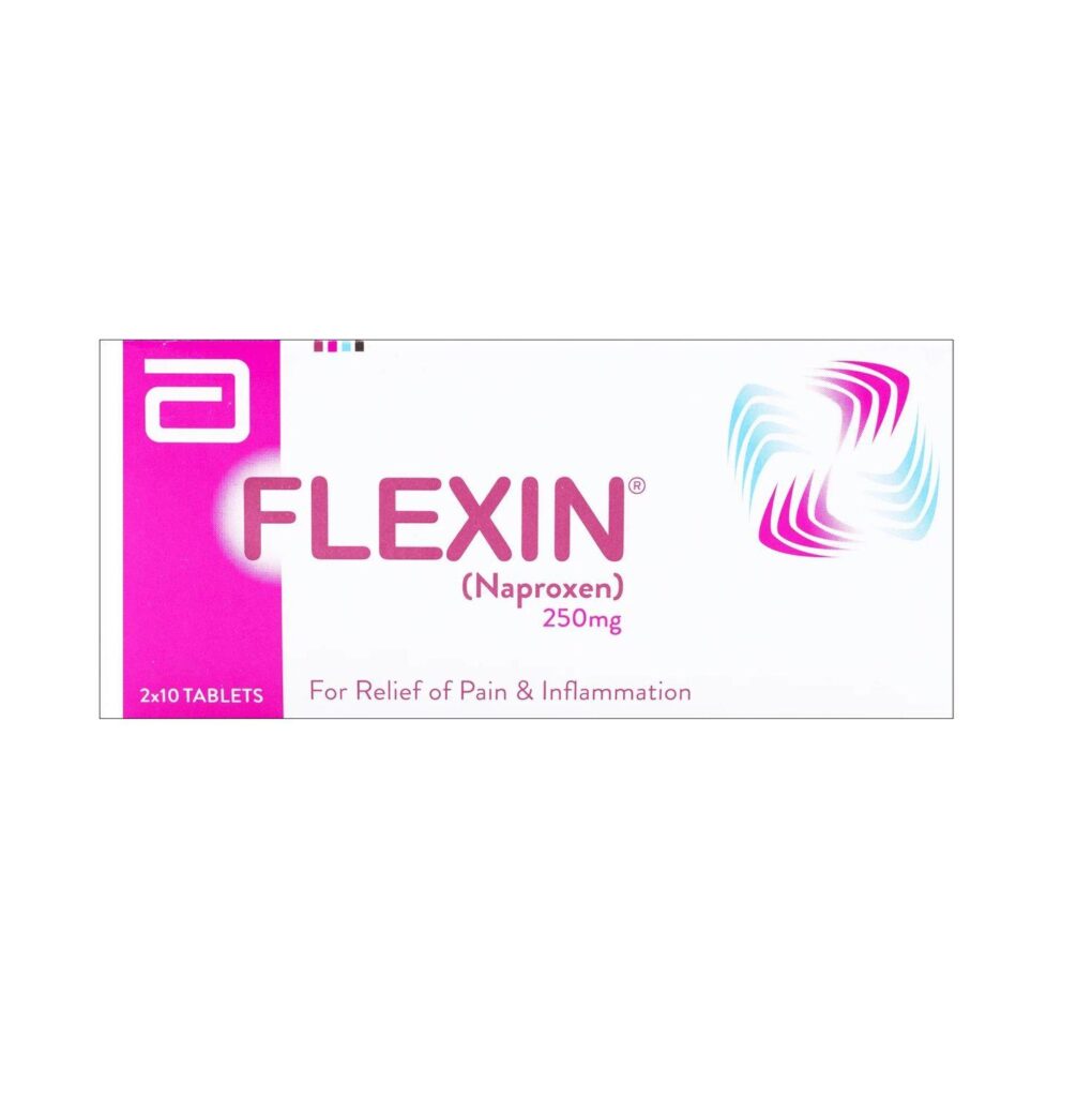 FLEXIN 250mg TAB 20S - Front View