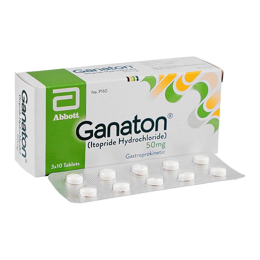 GANATON 50MG TABLETS 30S - Front View
