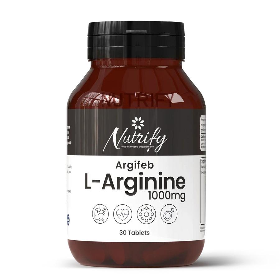 NUTRIFY ARGIFEB 1000MG TABLETS 30S - Front View